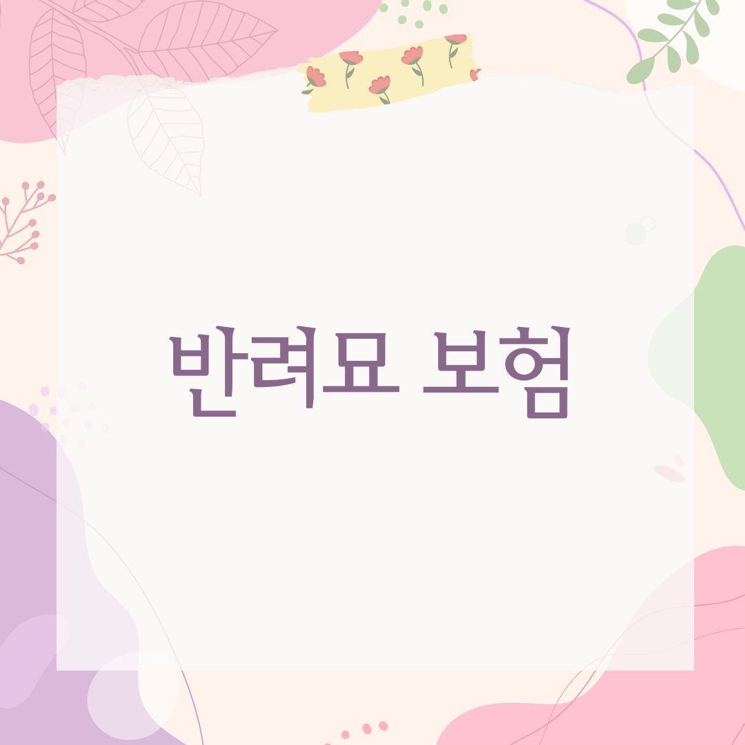 반려묘 보험