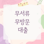 무서류 무방문 대출