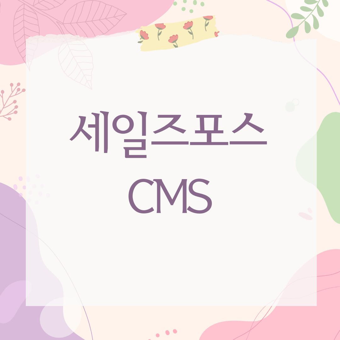 세일즈포스 CMS